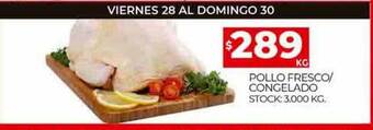 Supermercados DIA Pollo fresco congelado oferta