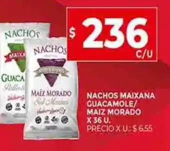 Supermercados DIA Nachos maixana guacamole maiz morado oferta