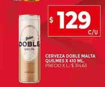 Supermercados DIA Cerveza doble malta quilmes oferta