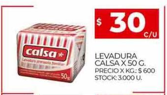 Supermercados DIA Levadura calsa oferta