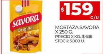 Supermercados DIA Mostaza savora oferta