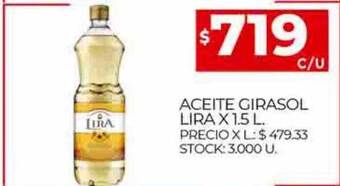 Supermercados DIA Aceite girasol lira oferta