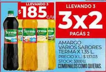 Supermercados DIA Amargo varios sabores terma oferta