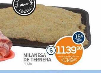 Alvear Milanesa de ternera oferta