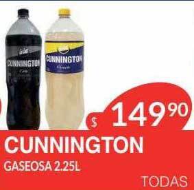 Masivos Cunnington gaseosa oferta
