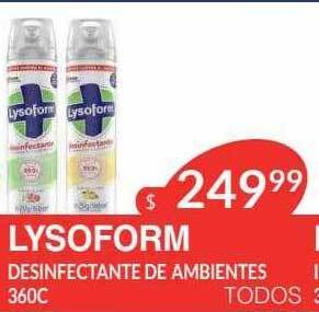 Masivos Lysoform desinfectante de ambientes oferta