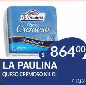 Masivos La paulina queso cremoso oferta
