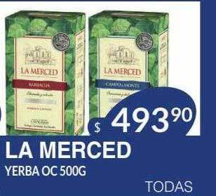 Masivos La merced yerba oc oferta