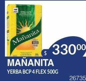 Masivos Mañanita yerba bcp 4 flex oferta
