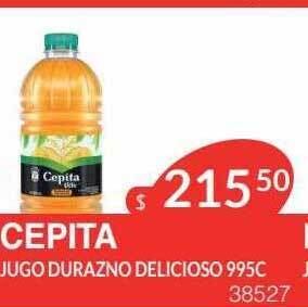 Masivos Cepita jugo durazno delicioso oferta