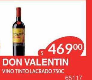 Masivos Don valentin vino tinto lacrado oferta