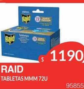 Masivos Raid tabletas mmm 72 oferta
