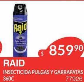 Masivos Raid insecticida pulgas y garrapatas oferta