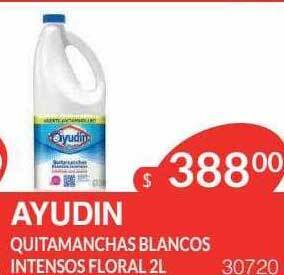 Masivos Ayudin quitamanchas blancos intensos floral oferta