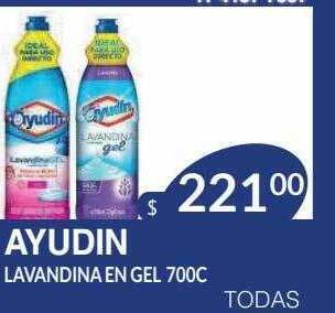 Masivos Ayudin lavandina en gel oferta