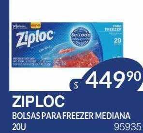 Masivos Ziploc bolsas para freezer mediana oferta
