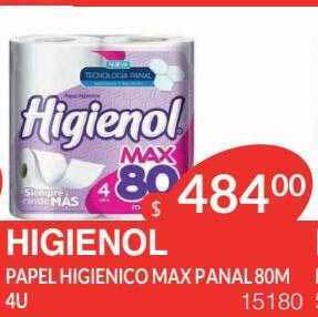 Masivos Higienol papel higienico max panal oferta