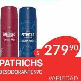 Masivos Patrichs desodorante oferta