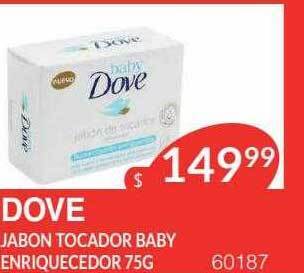 Masivos Dove jabon tocador baby enriquecedor oferta