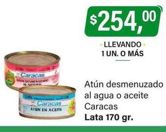 Supermercados Damesco Atún desmenuzado al agua o aceite caracas oferta