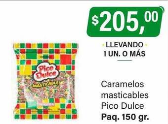 Supermercados Damesco Caramelos masticables pico dulce oferta