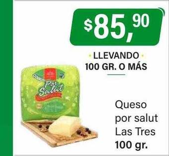 Supermercados Damesco Queso por salut las tres oferta