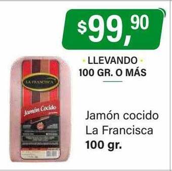 Supermercados Damesco Jamón cocido la francisca oferta
