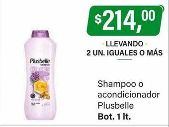 Supermercados Damesco Shampoo o acondicionador plusbelle oferta