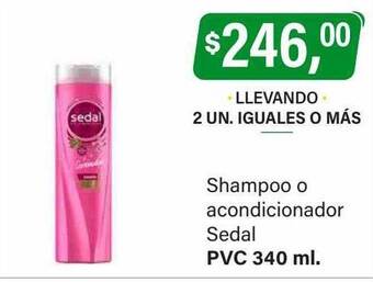 Supermercados Damesco Shampoo o acondicionador sedal oferta