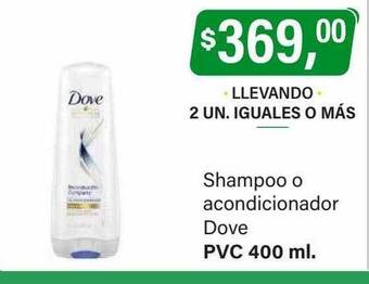 Supermercados Damesco Shampoo o acondicionador dove oferta