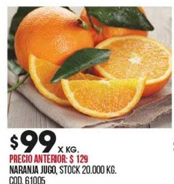 Coto Naranja Jugo oferta
