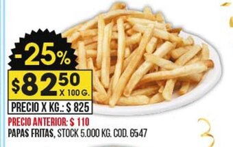 Coto Papas Fritas oferta