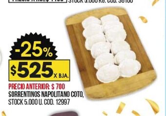 Coto Sorrentinos Napolitano Coto oferta