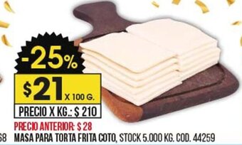 Coto Masa Para Torta Frita Coto oferta