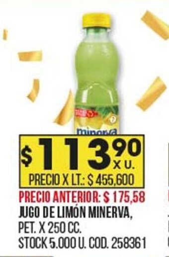 Coto Jugo de Limón Minerva oferta