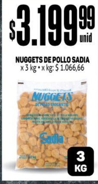 Makro Nuggets de Pollo Sadia oferta