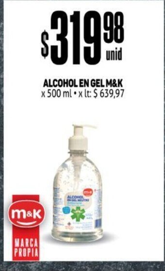 Makro Alcohol en Gel M&K oferta