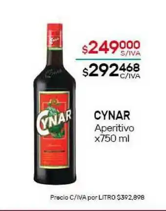 Nini Mayorista Cynar Aperitivo X 750 Ml oferta