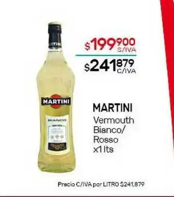 Nini Mayorista Martini Vermouth Bianco-Rosso X 1 Lts oferta