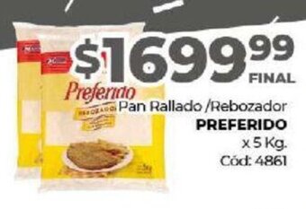 Diarco Pan Rallado/Rebozador Preferido oferta