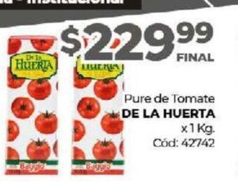 Diarco Pure de Tomate De la Huerta oferta