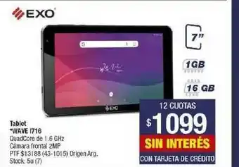 Lombardi Exo Tablet Wave I716 oferta
