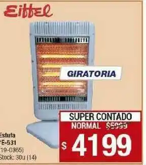 Lombardi Eiffel Estufa E-531 oferta
