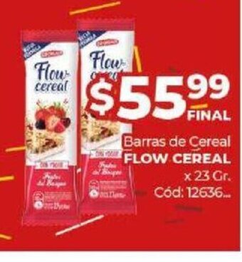 Diarco Barras de Cereal Flow Cereal oferta