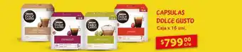 La Gallega Supermercados Capsulas Dolce Gusto caja x 16 uni oferta