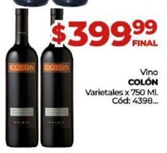 Diarco Vino Colón oferta