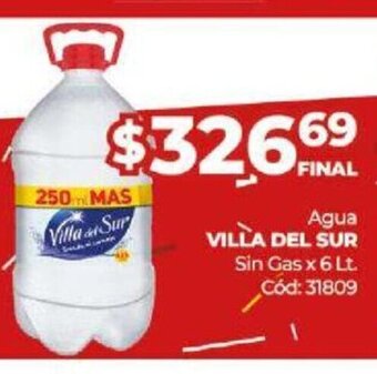 Diarco Agua Villa del Sur oferta