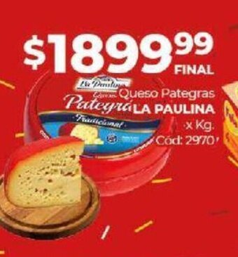 Diarco Queso Pategras La Paulina oferta
