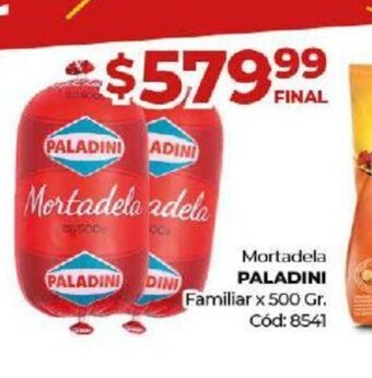 Diarco Mortadela Paladini oferta