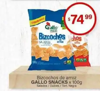 Arcoiris Supermercados Gallo Snacks Bizcochos De Arroz oferta